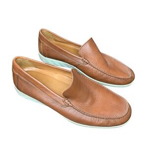 ECCO S Lite classic leather slip on moccasin‎ loafer in cognac. Size 44(10-10.5)